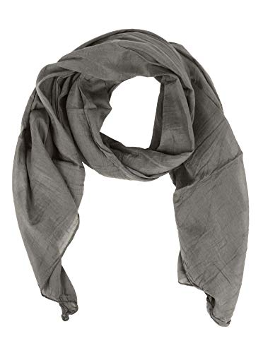 Zwillingsherz Seidentuch Damen – Made In Italy, 80x160 Cm, 80% Baumwolle 20% Seide, Eleganter Schal Für Jeden Anlass