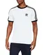adidas Herren 3-Streifen Trainingsshirt, White, M