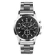 KUXIEN Herren Uhr Chronograph Quartz Edelstahl Armband
