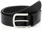JACK & JONES Gürtel JACHARRY Belt schwarz/silber