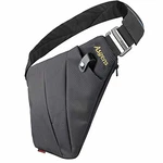 Asgens Mehrzweck Anti-Diebstahl Versteckte Sicherheitstasche Unterarm Schulter Achselhöhle Kuriertasche Sport Freizeit Brust Tasche Tragbarer Rucksack Schwarz
