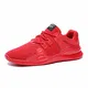 SITAILE Herren Sportschuhe Atmungsaktiv Gym Turnschuhe Leichtgewicht Laufschuhe Lace Up Freizeitschuhe Trainer Outdoor Sneaker Shoes, A Rot, 39 EU