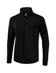 Erima Herren Jacke Sweatjacke Casual Basics Schwarz