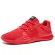 SITAILE Herren Sportschuhe Atmungsaktiv Gym Turnschuhe Leichtgewicht Laufschuhe Lace Up Freizeitschuhe Trainer Outdoor Sneaker Shoes, A- Rot, 43 EU