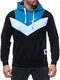 Rusty Neal Herren Pullover Hoodie Kapuzenpullover Kapuze Winter Herbst 19047, Größe:M, Farbe:Petrol