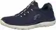 Skechers Herren Summits Slip On Sneaker, Navy Mesh Trim, 39 EU