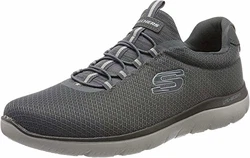 SKECHERS Slip On 'Summits' Charcoal