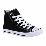 Elara Unisex Sneaker High Top Sportschuhe Chunkyrayan Schwarz (85-109-B)