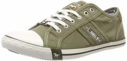 Herren 4058-305-777 Sneaker, Grün (Khaki 777), 42 EU