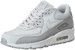 Herren Air Max 90 Essential Sneaker, Grau (Wolf Grau/Pure Platinum White), 42 EU