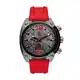 Diesel Herren Chronograph Quarz Uhr mit Silikon Armband DZ4481