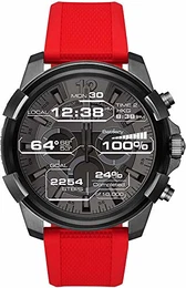 Herren-Armbanduhr DZT2006, Rot/Schwarz
