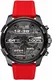 Diesel Herren-Armbanduhr DZT2006, Rot/Schwarz
