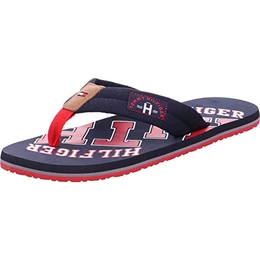 Herren Flip Flops Essential TH Beach Sandal Badeschuhe, Blau (Midnight), 43 EU