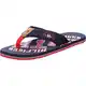 Tommy Hilfiger Herren Flip Flops Essential TH Beach Sandal Badeschuhe, Blau (Midnight), 43 EU
