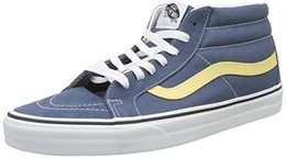Unisex-Erwachsene Sk8-mid Reissue Hohe Sneaker, Blau (Vintage Indigo/Pineapple Slice Q8d), 42 EU