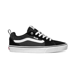 Herren Größe 40,5, Filmore Sneaker Schwarz & Weiß Wildleder & Mesh Canvas Sportschuhe, Low-Top Turnschuhe für Herren, Leichte Herrenschuhe von Active Wear Range (EU 40,5)