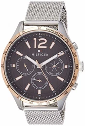 Unisex Multi Zifferblatt Quarz Uhr mit Edelstahl Armband 1791466