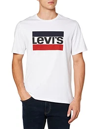Herren Sportswear Logo Graphic T-Shirt, White, XS