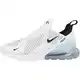 Nike Herren AIR MAX 270 Laufschuhe, Weiß (White/Black-White 100), 43 EU