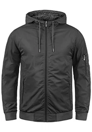 Razy Herren Übergangsjacke Herrenjacke Jacke mit Kapuze, Größe:S, Farbe:Phantom Grey (70010)