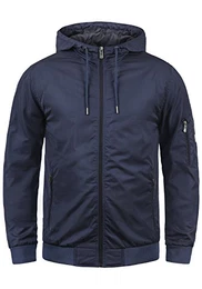 Razy Herren Übergangsjacke Herrenjacke Jacke mit Kapuze, Größe:M, Farbe:Mood Indigo (74648)