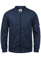 Blend Craz Herren Bomberjacke Übergangsjacke Mit Stehkragen Mood Indigo (74648)