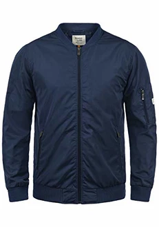 Blend Craz Herren Bomberjacke Übergangsjacke Mit Stehkragen Mood Indigo (74648)