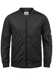 Blend Craz Herren Bomberjacke Übergangsjacke Mit Stehkragen Schwarz (70155)