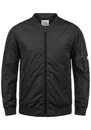 Blend Craz Herren Bomberjacke Übergangsjacke Jacke Mit Stehkragen, Größe:M, Farbe:Black (70155)