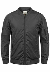 Blend Craz Herren Bomberjacke Übergangsjacke Mit Stehkragen Phantom Grey (70010)