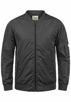 Blend Craz Herren Bomberjacke Übergangsjacke Mit Stehkragen Phantom Grey (70010) Blend Craz Herren Bomberjacke Übergangsjacke Mit Stehkragen Phantom Grey (70010)