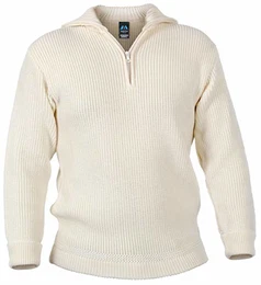 - Merino Troyer - Pullover - 10 Farben, Farbe:Natur, Größe:44