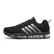 Fexkean Unisex Sportschuhe Laufschuhe Turnschuhe Atmungsaktiv Sneakers Air Sport Casual Shoes Herren Damen (8068Black42)