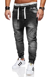 . Herren Destroyed Jogg-Jeans Hose 80-2089 Dunkelgrau 32