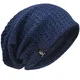 VECRY Herren Slouchy Mütze Strickmützen Rasta Skull Cap Sommer Winter Sackmütze , M, Marine