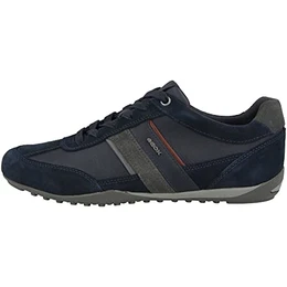 Herren U Wells C Sneaker, Navy Dk Burgundy, 43 EU