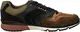Geox Herren U Sandford A Sneaker, Braun (Brown Cotto/Black C0517), 42 EU