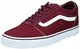 Vans Ward Herren Sneaker, Rot Canvas Port Royale White, 43 EU