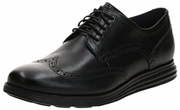 COZ7W # Herren Original Grand Wingtip Oxfords Schnürhalbschuhe, Schwarz (Black/Black), 40 EU
