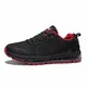 TORISKY Unisex Sportschuhe Herren Damen Laufschuhe Sneakers Turnschuhe Fitness Mesh Air Leichte Schuhe Rot Schwarz Weiß (A61-Red44)