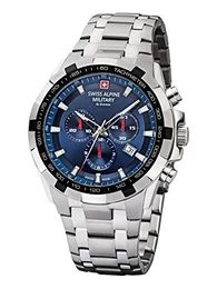 Herrenuhr Chrono 10 ATM mit Edelstahlband 7043