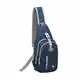 OIWAS Umhängetaschen Herren und Damen Klein Schultertasche Brusttasche Tasche für Outdoor Fotografie Wandern Fahrrad Motorrad Blau und Grau