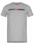 JACK & JONES JJECorp Logo Tee SS Crew Neck NOOS (12137126) Grau JACK & JONES JJECorp Logo Tee SS Crew Neck NOOS (12137126) Grau