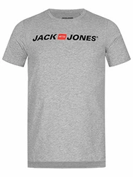 JACK & JONES JJECorp Logo Tee SS Crew Neck NOOS (12137126) Grau