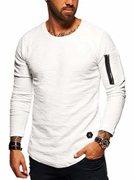 . Herren Oversize Sweatshirt O-Neck Pullover 40-3701 Weiß M