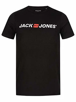 JACK & JONES JJECorp Logo Tee SS Crew Neck NOOS (12137126) Black