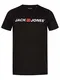 JACK & JONES Herren T-Shirt JJECorp Logo Tee 12137126 Black M