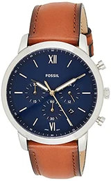 Herren Chronograph Quarz Uhr mit Leder Armband FS5453