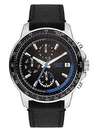 Herren Multi Zifferblatt Quarz Uhr mit Leder Armband SO-3488-LM
